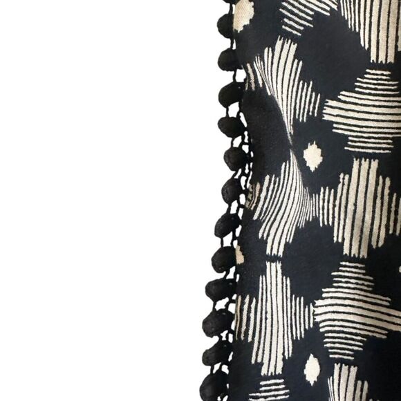 Anthropologie Hei Hei Geometric Jogger Pants Women's S Black Crochet‎ Boho - Picture 7 of 10